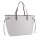 JOOP! Damen Handtasche - Cortina 1.0 Lara Shopper xlho 33x40x20 (HxBxT), Cornflower, Anhänger, Logo, gemustert Beige (Pelican)