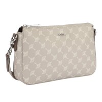 JOOP! Damen Handtasche - Cortina 1.0 Jasmina Shoulderbag shz 15x24x6cm (HxBxT), Cornflower, Reißverschluss, Logo, gemustert Beige (Pelican)