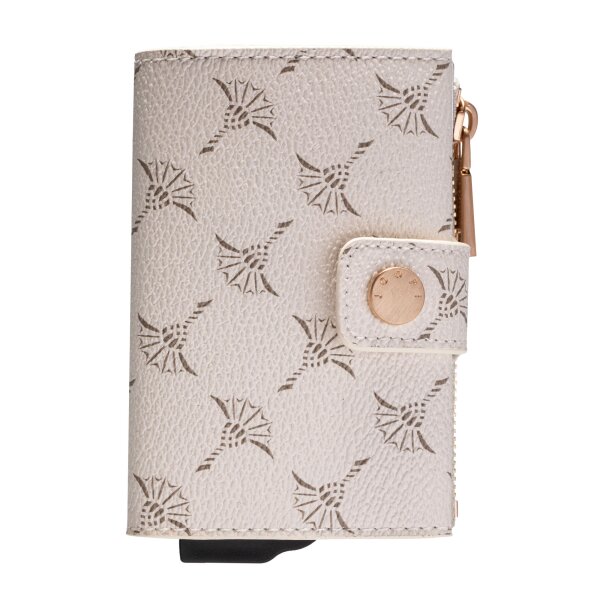 JOOP! Ladies Wallet - Cortina 1.0 E-Cage sv8, cornflower all-over, synthetic,10.5x7x3cm (HxWxD) White (Offwhite)