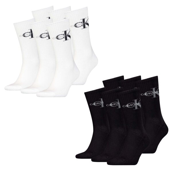 Calvin Klein Herren Socken, 6er Pack - Rib Desmond ECOM, Tennissocken, One Size