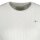 GANT womens knitted T-shirt - STRETCH COTTON CABLE C-NECK, round neck, short sleeves, cable pattern White S (Small)