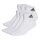 adidas Unisex Quarter Socken, 6er Pack - Cushioned Sportswear Ankle, Logo, gepolstert, einfarbig Weiß 37-39