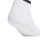 adidas Unisex Quarter Socks, 3-pack - 3-Stripes Cushioned Sportswear Mid-Cut Socks, logo, stripes, padded White 40-42