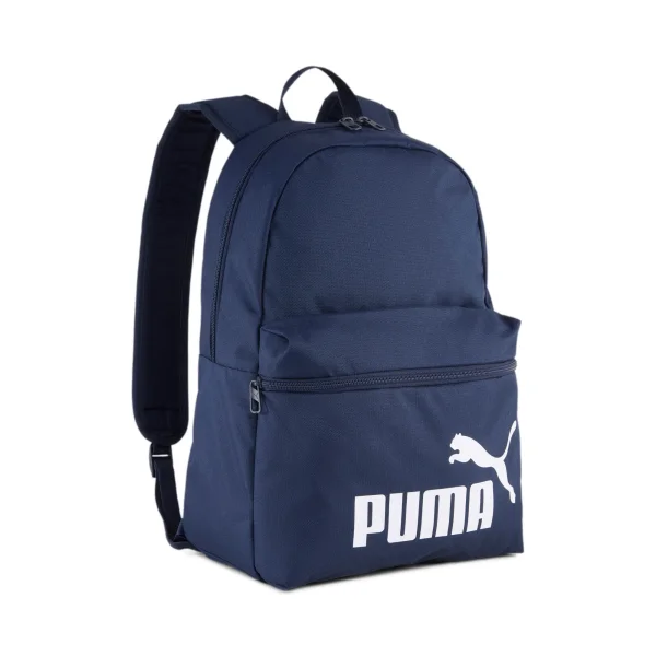 PUMA Unisex Rucksack - Phase Backpack, Logo, 44x30x14 cm (HxBxT) Dunkelblau