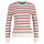 GANT Damen Strickpullover, gestreift - STRETCH COTTON CABLE STRIPE C-NECK