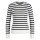 GANT Ladies Jumper - STRETCH COTTON CABLE C-NECK, round neck, cable knit, logo Ecru S (Small)