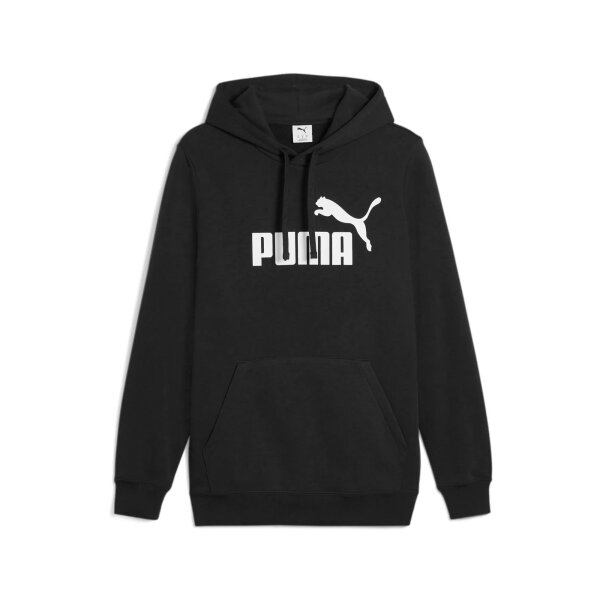 PUMA Mens Hoodie - ESS No. 1 Logo Hoodie, Logo, solid colour Black M (Medium)