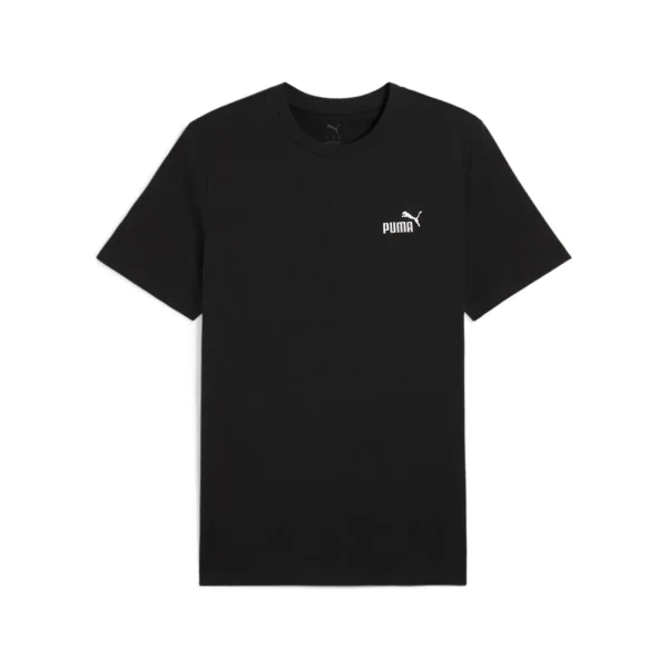 PUMA Mens T-Shirt - ESS Small No. 1 Logo Tee , round neck, short sleeve, uni Black S (Small)