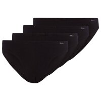 SKINY Herren Slips 4er Pack - Brasil Briefs, Unterwäsche Set, Cotton Stretch Schwarz S