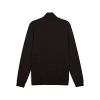 PUMA Mens Sweat Jacket - ESS No 1. logo track jacket, cotton blend Black M (Medium)