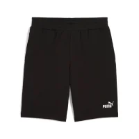 PUMA Herren Sweatshorts - ESS No. 1 Logo Shorts, Logo, Baumwolle, kurz Schwarz M