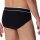 SCHIESSER mens briefs, 5-pack - “95/5” series, Rio briefs, logo waistband Black M (Medium)