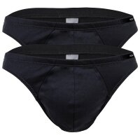 HOM Herren Comfort Micro Brief 2er Pack - Slip, Unterwäsche, Baumwolle, einfarbig Grau M