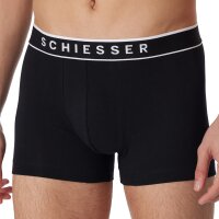 SCHIESSER Herren Boxershorts, 5er Pack - Serie "95/5", Unterhose, Logobund Schwarz M