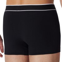 SCHIESSER Mens Boxer Shorts, 5-pack - series “95/5”, underpants, logo waistband Black M (Medium)