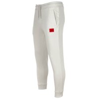 HUGO Herren Hose lang - Doak212, Jogginghose, Logo, Baumwolle Ecru (Natural) 2XL