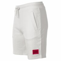 HUGO Mens Jogging Shorts - DIZ222, Sweat Short, Bermuda, Logo, Cotton Ecru (Natural) M (Medium)