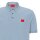 HUGO Mens Polo Shirt - DERESO232, pique, 1/2 sleeve, button placket, slim fit, cotton Blue (Open Blue 483) L (Large)