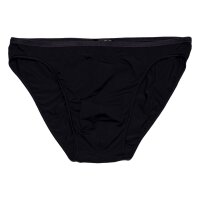 HOM Mens Micro Briefs Plumes 2-pack - Ultralight Microfibre, Briefs, Underwear, Stretch, Single-coloured black S (Small)