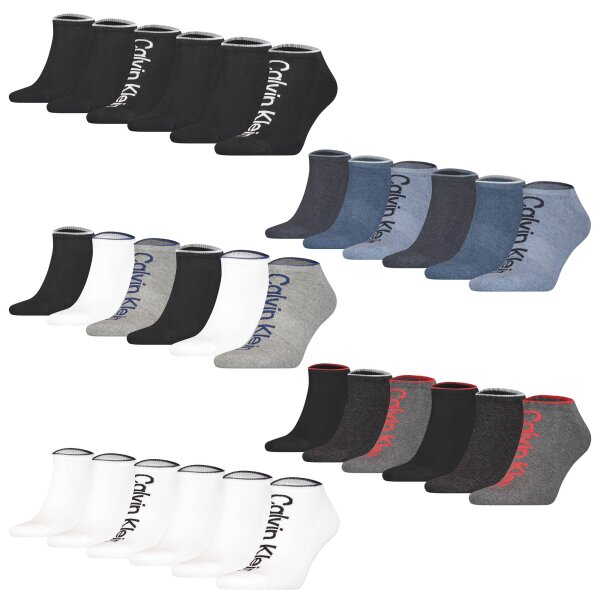 Calvin Klein Herren Sneaker Socken Athleisure, 6er Pack - Kurzsocken, One Size