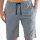 GÖTZBURG mens sweat shorts - Bermuda shorts, short, cotton, single-coloured Grey S (Small)