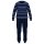 GÖTZBURG Mens Pyjamas Set - long, V-Neck, striped Blue/White M (Medium)