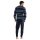 GÖTZBURG Mens Pyjamas Set - long, V-Neck, striped Blue/White M (Medium)