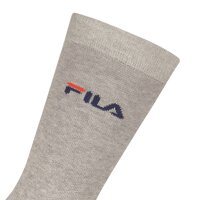 FILA Unisex socks, 3 pairs - Stockings, Street, Sport, Socks Set, Logo, 35-46 Grey 35-38 (3-5 UK)