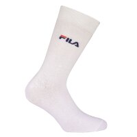 FILA Unisex Socken, 3 Paar - Strümpfe, Street, Sport, Socks Set, Logo, 35-46 Weiß 35-38 (3-5 UK)