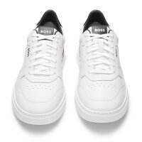BOSS Herren Sneaker - Clint Tenn ltvpN, low, Halbschuh, Echtleder, Logo Weiß EUR 45