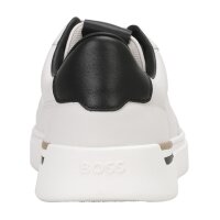 BOSS Herren Sneaker - Clint Tenn ltvpN, low, Halbschuh, Echtleder, Logo Weiß EUR 45