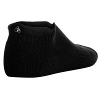 SCOTCH&SODA Herren Sneakersocken, 3er Pack - 1/2 Terry Low Cut, Socken, One Size, einfarbig Schwarz 41-46