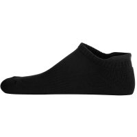SCOTCH&SODA Mens Terry Low Cut Socks, 3-Pack, One Size, Single-Coloured Black 41-46
