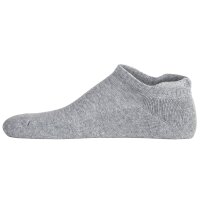 SCOTCH&SODA Herren Sneakersocken, 3er Pack - 1/2 Terry Low Cut, Socken, One Size, einfarbig Schwarz/Weiß/Grau 41-46