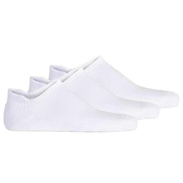 SCOTCH&SODA Herren Sneakersocken, 3er Pack - 1/2 Terry Low Cut, Socken, One Size, einfarbig Weiß 41-46