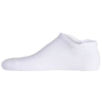 SCOTCH&SODA Mens Terry Low Cut Socks, 3-Pack, One Size, Single-Coloured White 41-46