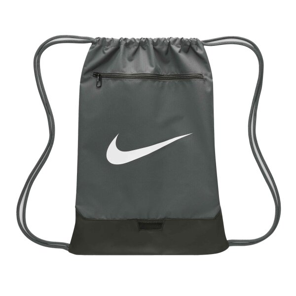 Nike Unisex Sports Bag - Brasilia 9.5, Gym Bag, Training, 18 l, 51x36x5cm Grey