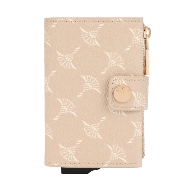 JOOP! Damen Geldbörse - Cortina 1.0 E-Cage sv8, Cornflower-Allover, Synthetik,10,5x7x3cm (HxBxT) Beige (Sesame)
