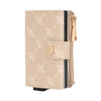 JOOP! Ladies Wallet - Cortina 1.0 E-Cage sv8, cornflower all-over, synthetic,10.5x7x3cm (HxWxD) Beige (Sesame)