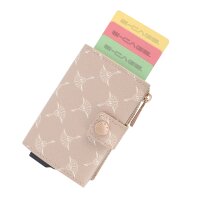 JOOP! Ladies Wallet - Cortina 1.0 E-Cage sv8, cornflower all-over, synthetic,10.5x7x3cm (HxWxD) Beige (Sesame)