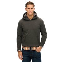 Superdry Men Hoodie - Essential Logo Hoodie, logo, single colour Dark grey XL (X-Large)
