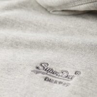 Superdry Men Hoodie - Essential Logo Hoodie, logo, single colour Light grey 2XL (XX-Large)