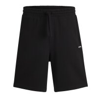 HUGO Herren Sweatshorts - Dayono, kurze Hose, Bermuda, Logo, Baumwolle Schwarz S