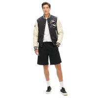 Superdry Herren Sweatshort - Essential Logo Jersey Shorts, kurze Hose, einfarbig Schwarz XL