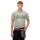 Superdry Herren T-Shirt - VI Classic Relaxed Tee, Logo, Rundhals, einfarbig Grau 2XL