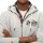 Superdry Men Hooded Sweat Jacket - Embroidered Ziphood, Logo, Single Colourr Grey 2XL (XX-Large)