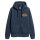 Superdry Herren Sweatjacke mit Kapuze - VI Embroidered Ziphood,  Logo, einfarbig Blau M