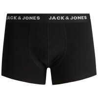 JACK&JONES Herren Boxer Shorts, 7er Pack - JACBASIC TRUNKS PLUS, Baumwoll-Stretch Schwarz 2XL