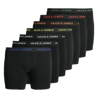 JACK&JONES mens boxer shorts, 7-pack - JACBASIC TRUNKS PLUS, cotton stretch Black 2XL (XX-Large)