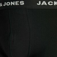 JACK&JONES mens boxer shorts, 7-pack - JACBASIC TRUNKS PLUS, cotton stretch Black 2XL (XX-Large)